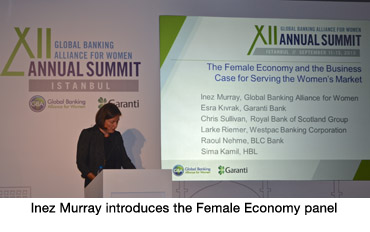 Inez Murray introduces the Female Economy panel